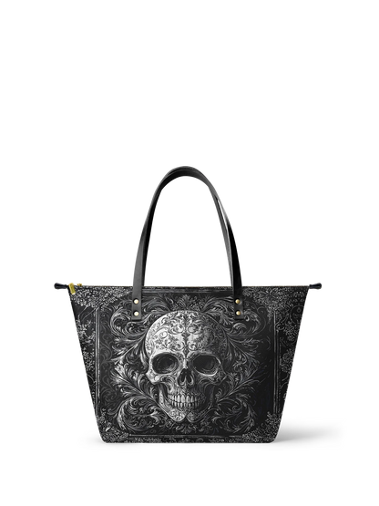 "Obscuria" Leather Tote Bag Matching Set (FREE WALLET)
