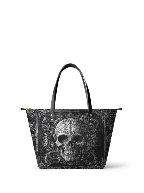 "Obscuria" Leather Tote Bag Matching Set (FREE WALLET)
