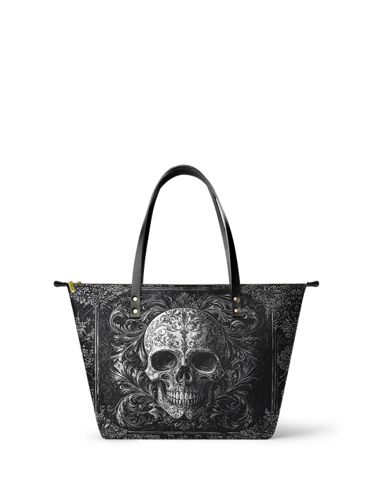 "Obscuria" Leather Tote Bag Matching Set (FREE WALLET)