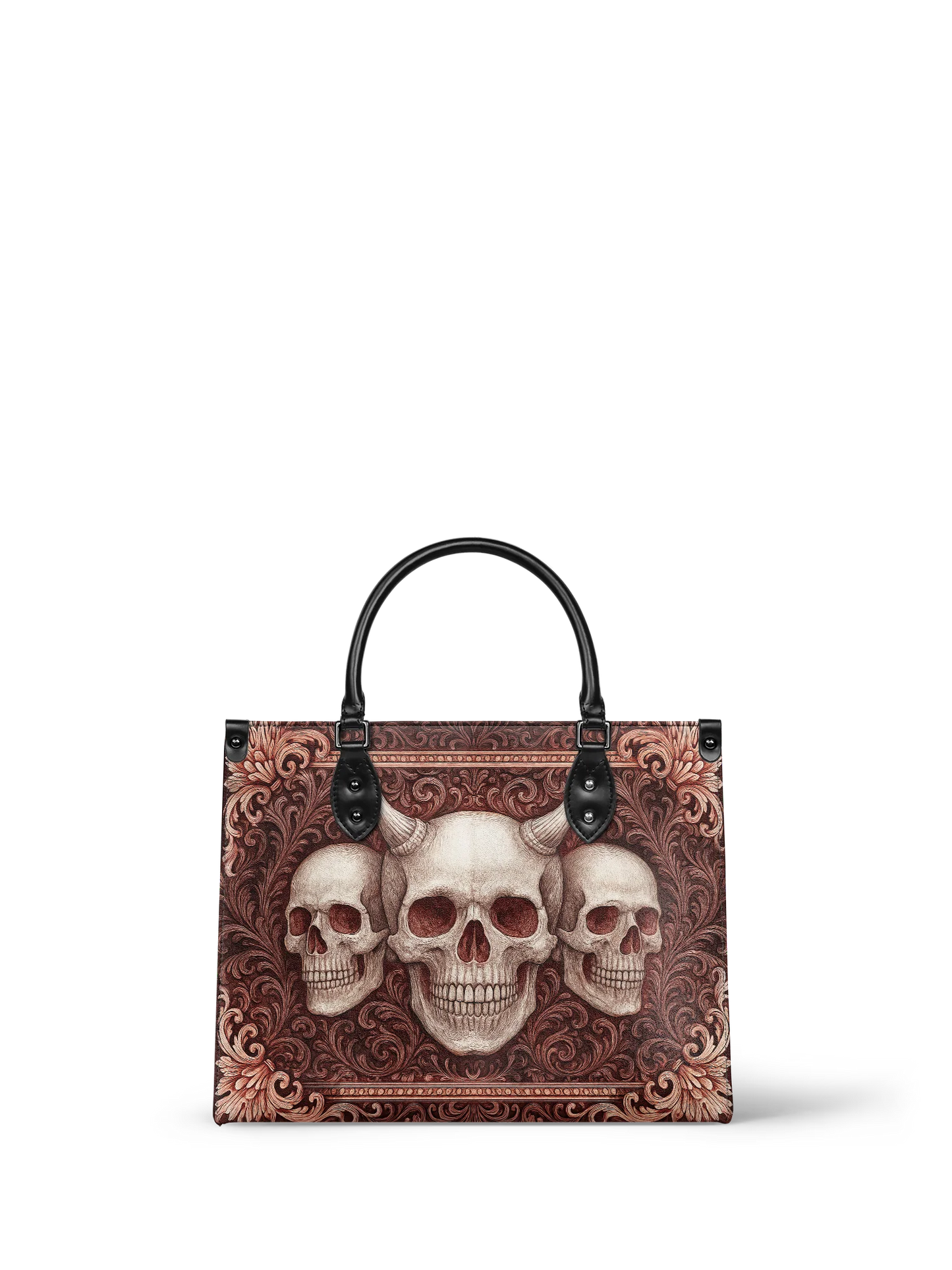 "Triskelion" - Leather Handbag Matching Set (FREE WALLET)