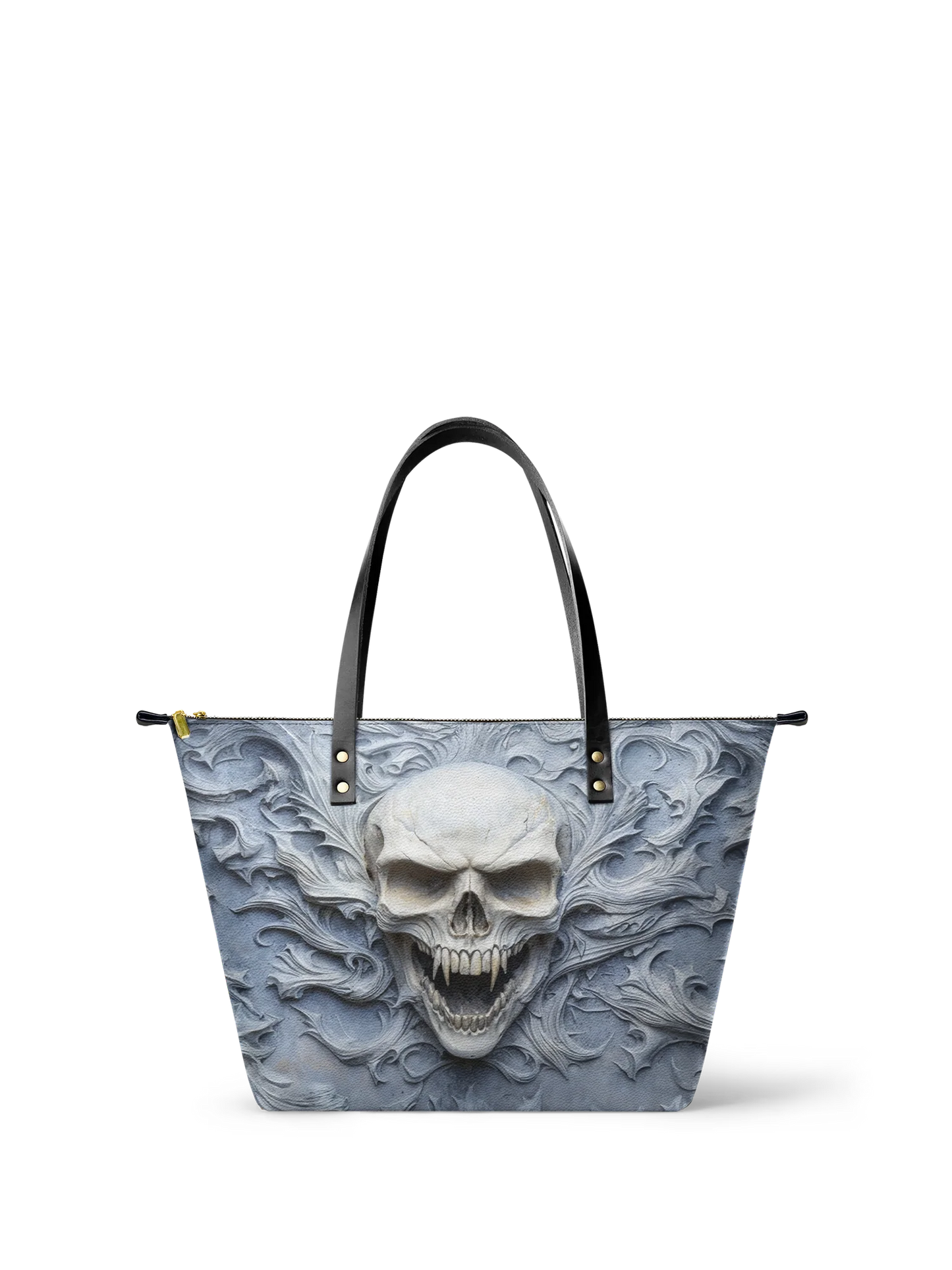 "Wraithbone" Leather Tote Bag Matching Set (FREE WALLET)