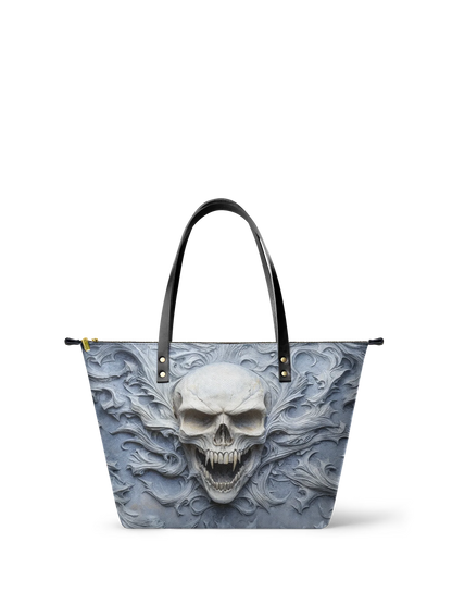 "Wraithbone" Leather Tote Bag Matching Set (FREE WALLET)