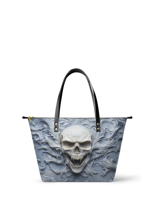 "Wraithbone" Leather Tote Bag Matching Set (FREE WALLET)