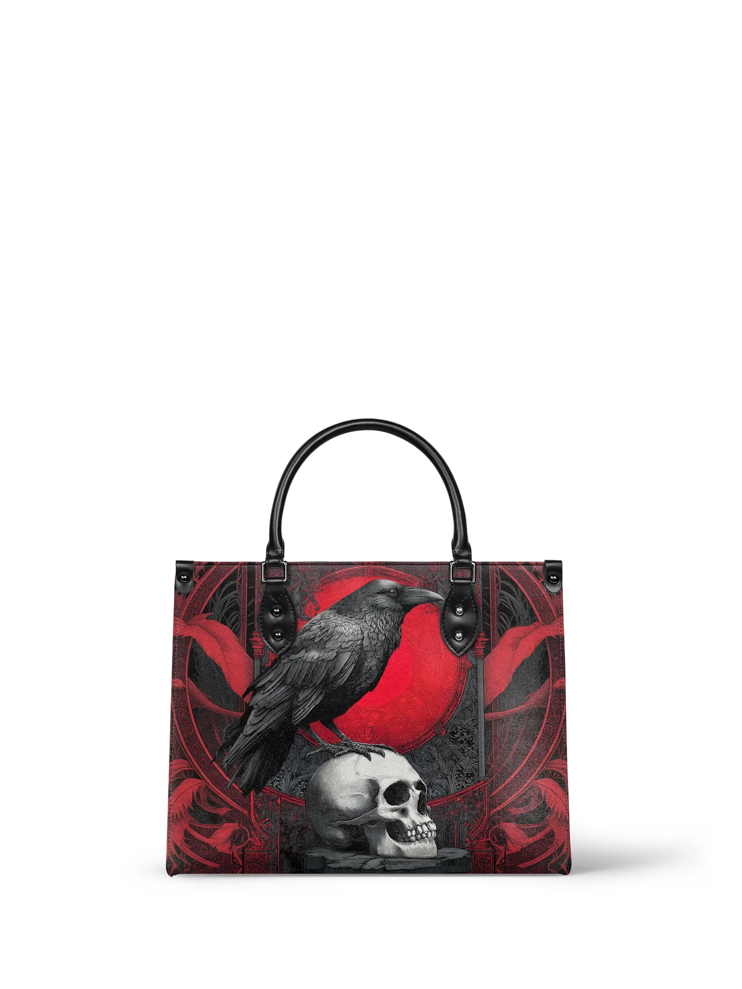 "Bloodraven"- Leather Handbag Matching Set (FREE WALLET)