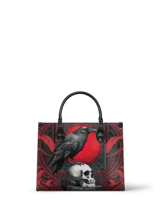 "Bloodraven"- Leather Handbag Matching Set (FREE WALLET)