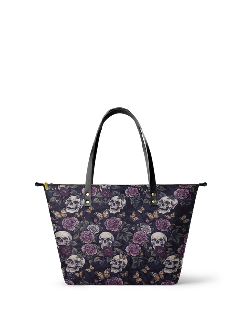 "Noctaflora" Leather Tote Bag Matching Set (FREE WALLET)