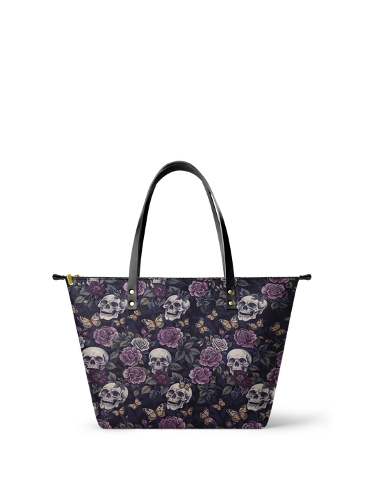 "Noctaflora" Leather Tote Bag Matching Set (FREE WALLET)