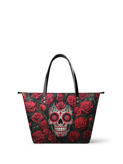 "La Roja" Leather Tote Bag Matching Set (FREE WALLET)
