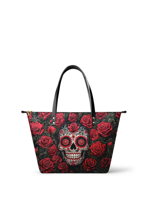 "La Roja" Leather Tote Bag Matching Set (FREE WALLET)