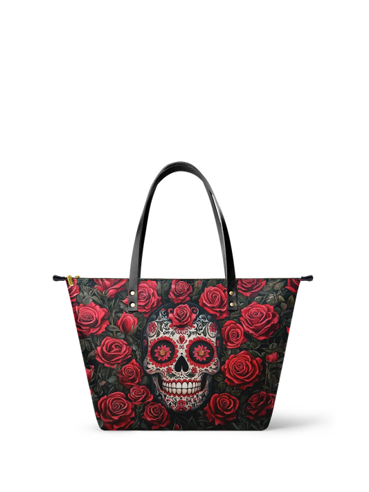 "La Roja" Leather Tote Bag Matching Set (FREE WALLET)