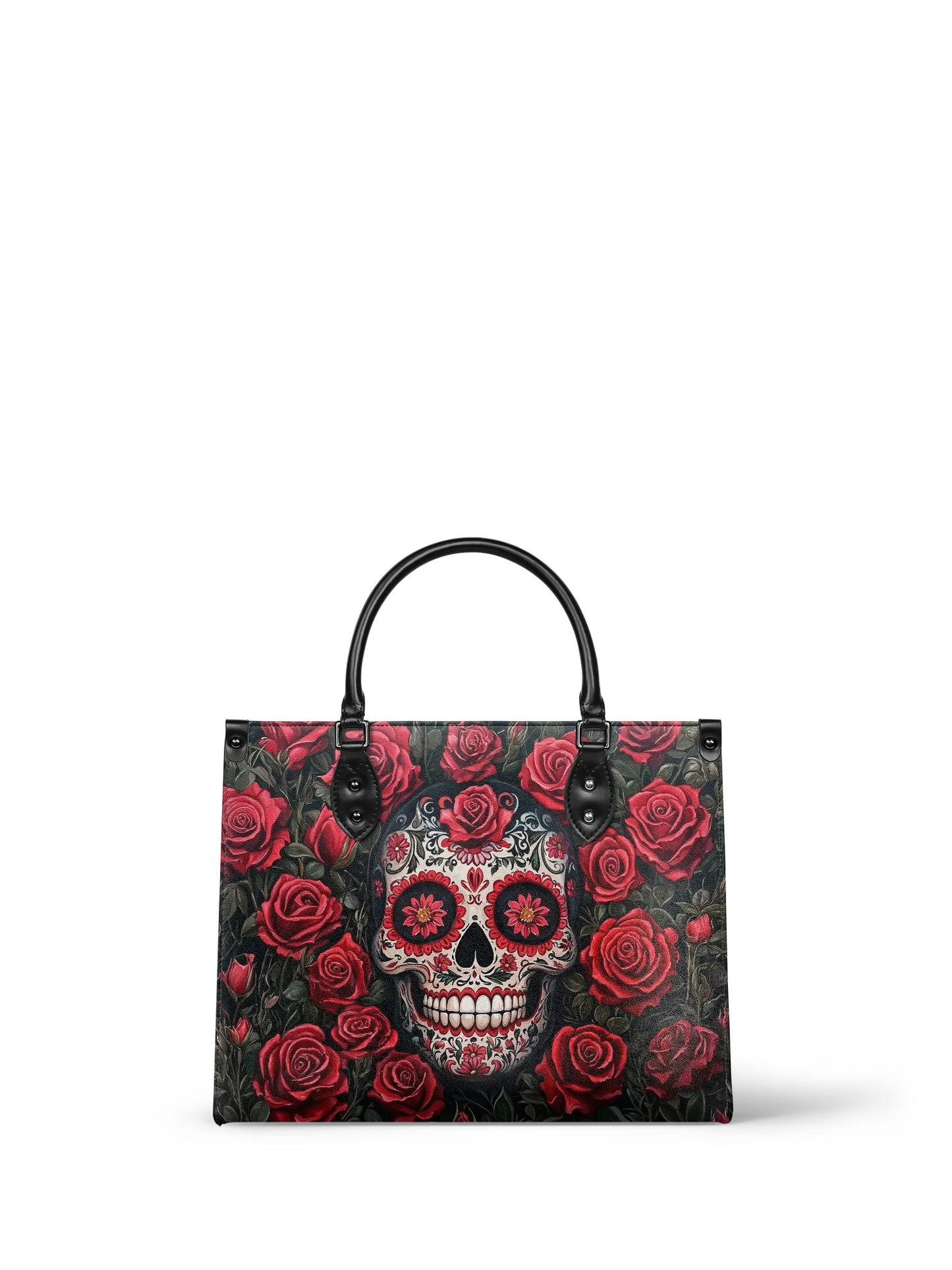 "La Roja" - Leather Handbag Matching Set (FREE WALLET)