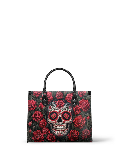 "La Roja" - Leather Handbag Matching Set (FREE WALLET)