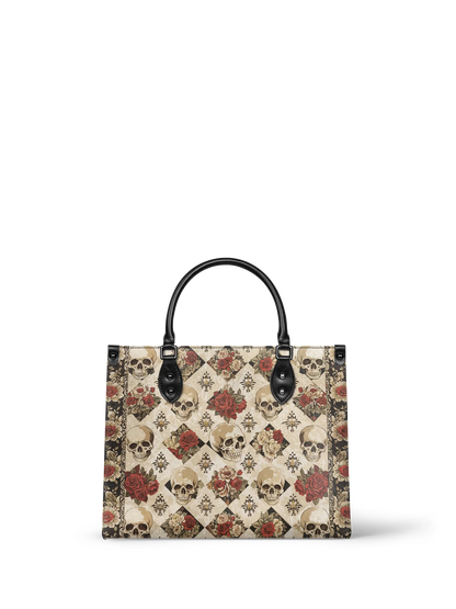 "Mournaire" - Leather Handbag Matching Set (FREE WALLET)