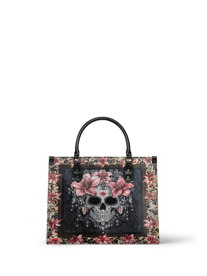 "Roselace"- Leather Handbag Matching Set (FREE WALLET)