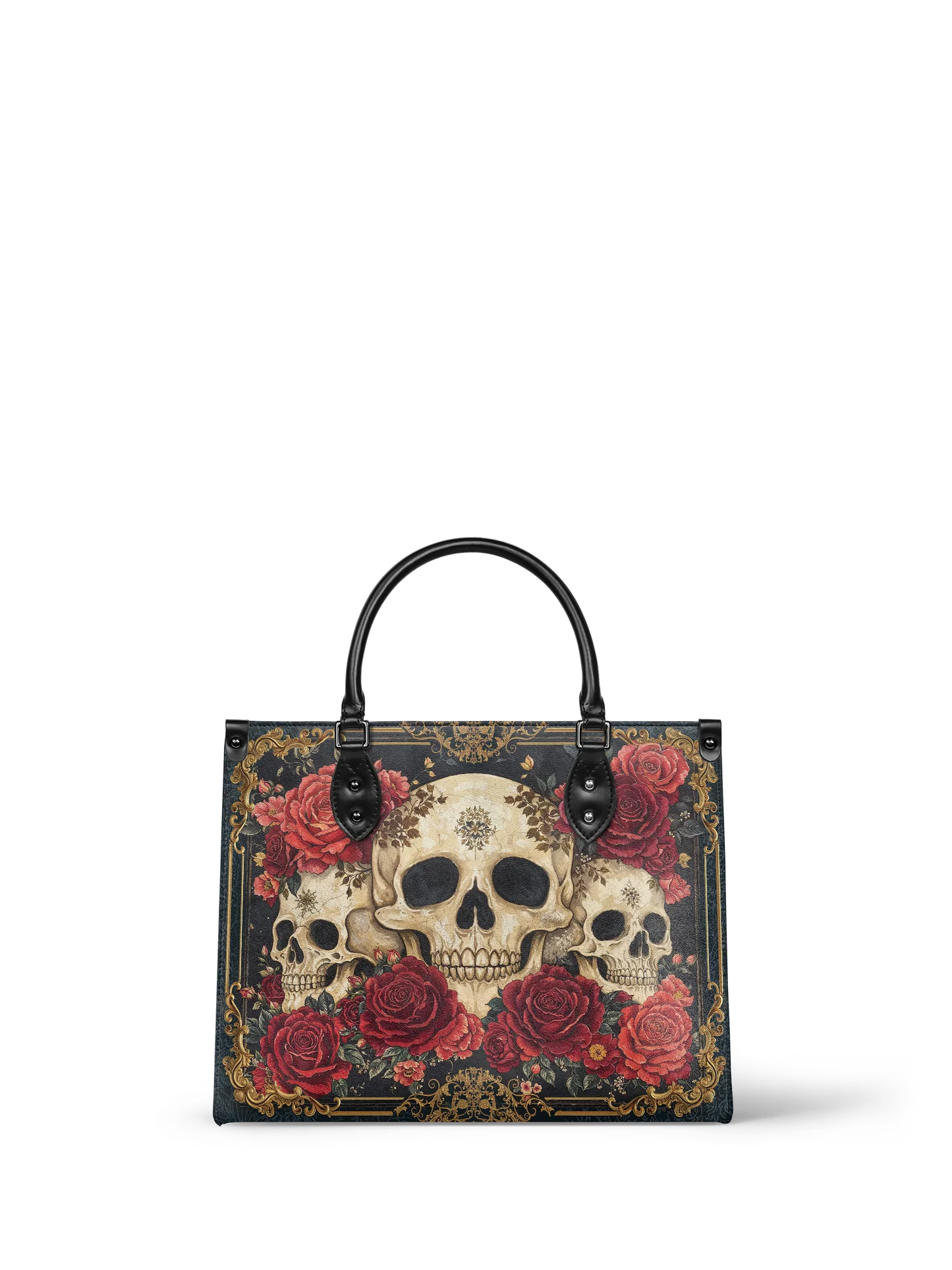 "Bloodrose" - Leather Handbag Matching Set (FREE WALLET)