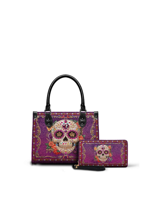 "Catrinelle" Small Leather Bag  Matching Set  (FREE WALLET)