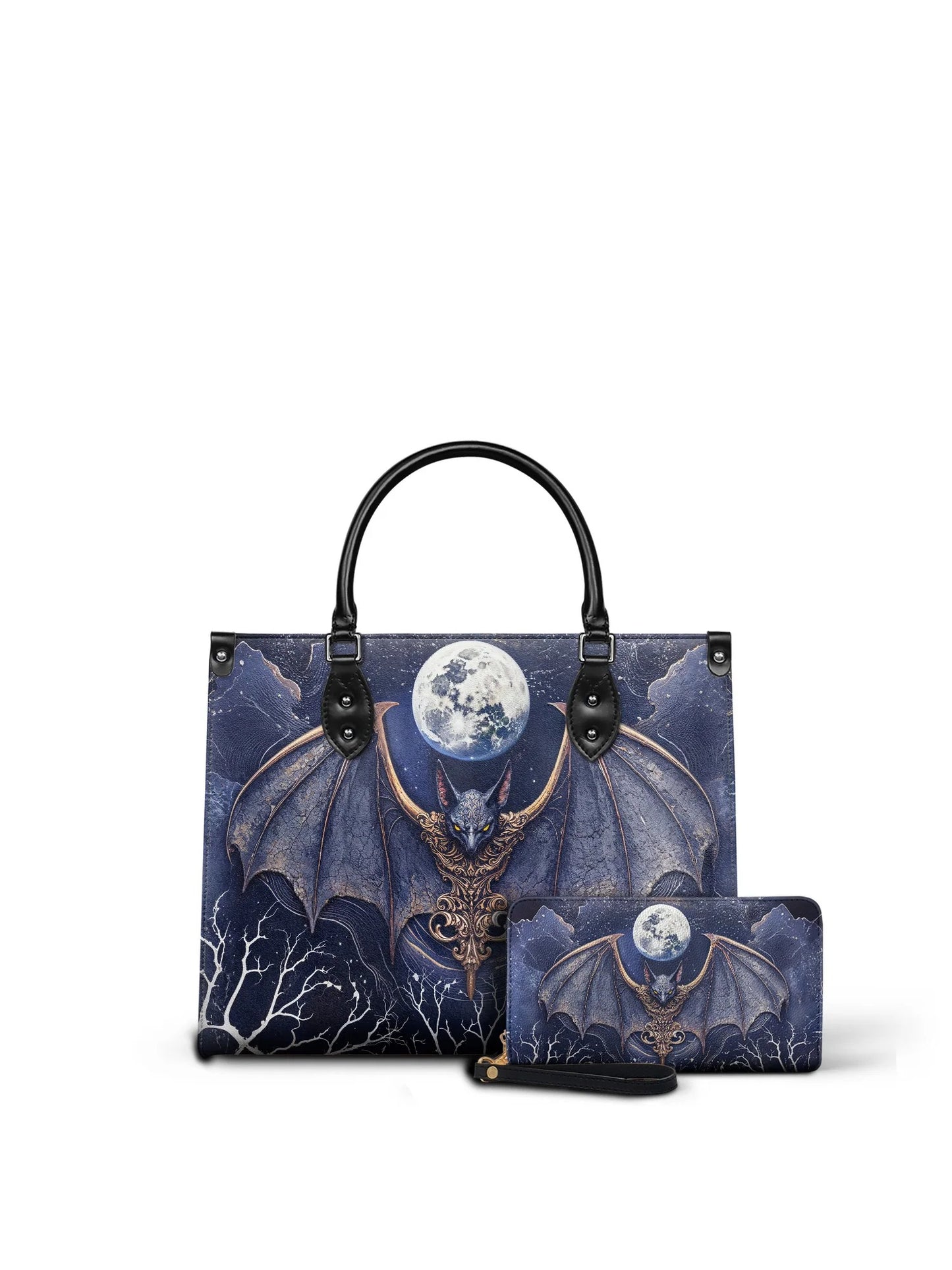 "Moonreaver" - Leather Handbag Matching Set (FREE WALLET)