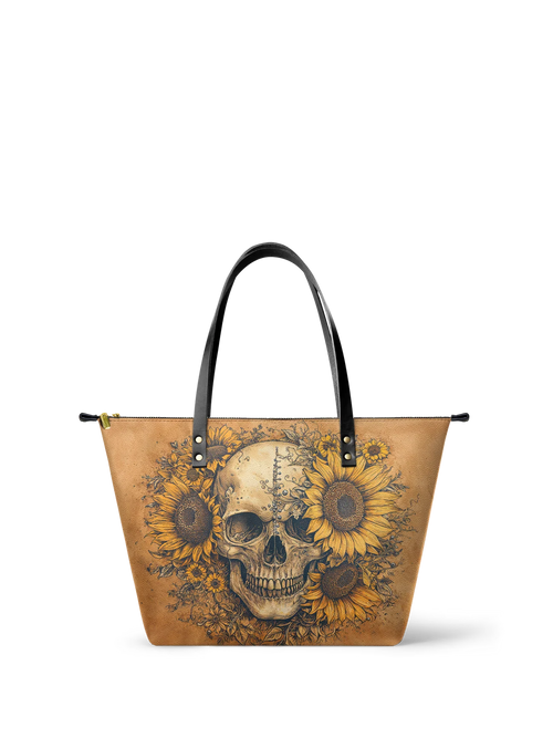 "Heliovoid" Leather Tote Bag Matching Set (FREE WALLET)