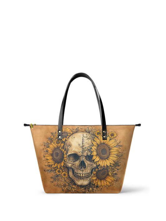 "Heliovoid" Leather Tote Bag Matching Set (FREE WALLET)