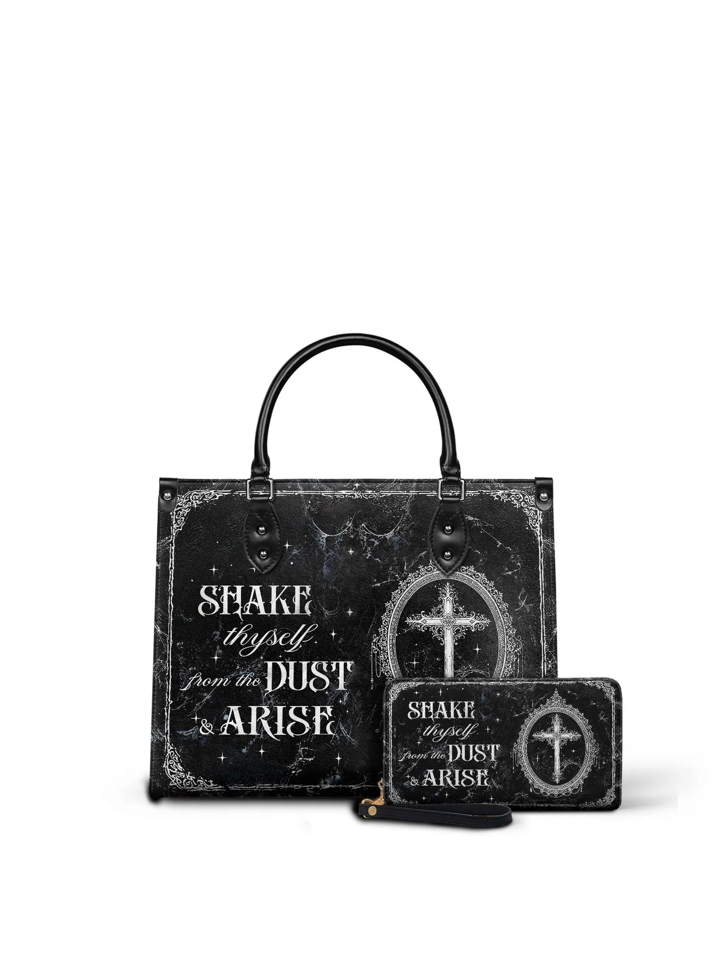 "Dustveil" - Leather Handbag Matching Set (FREE WALLET)