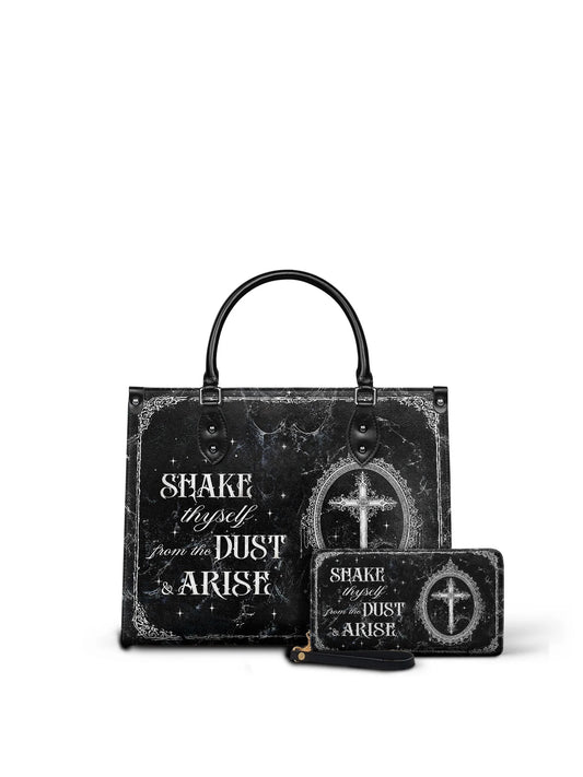 "Dustveil" - Leather Handbag Matching Set (FREE WALLET)