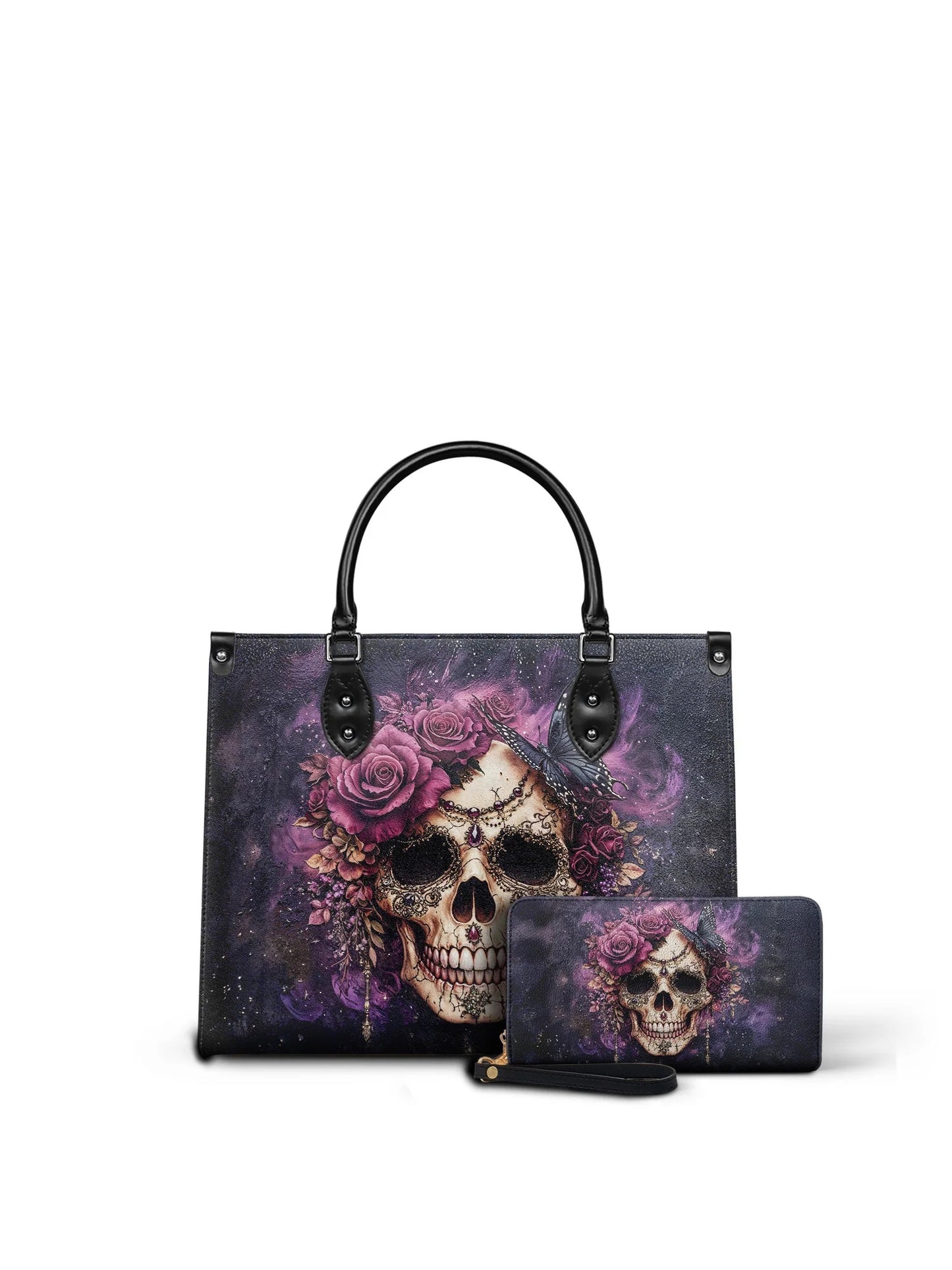 "Noxaria" - Leather Handbag Matching Set (FREE WALLET)