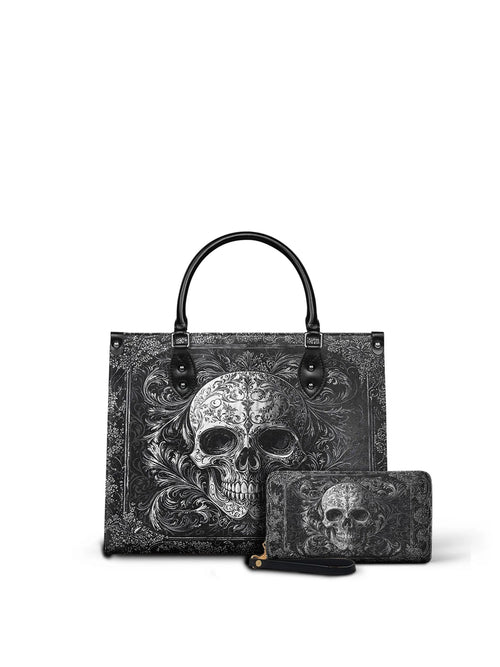 "Obscuria" - Leather Handbag Matching Set (FREE WALLET)