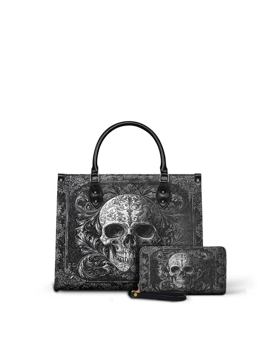 "Obscuria" - Leather Handbag Matching Set (FREE WALLET)
