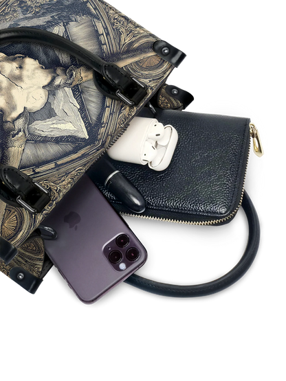 "Altarhorn" - Small Leather Handbag Matching Set  (FREE WALLET)