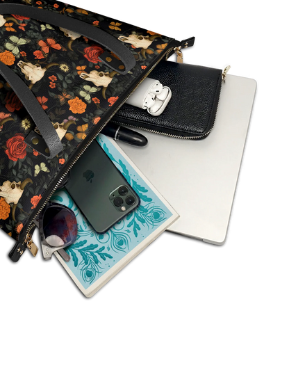 "Thornfall" Leather Tote Bag Matching Set (FREE WALLET)