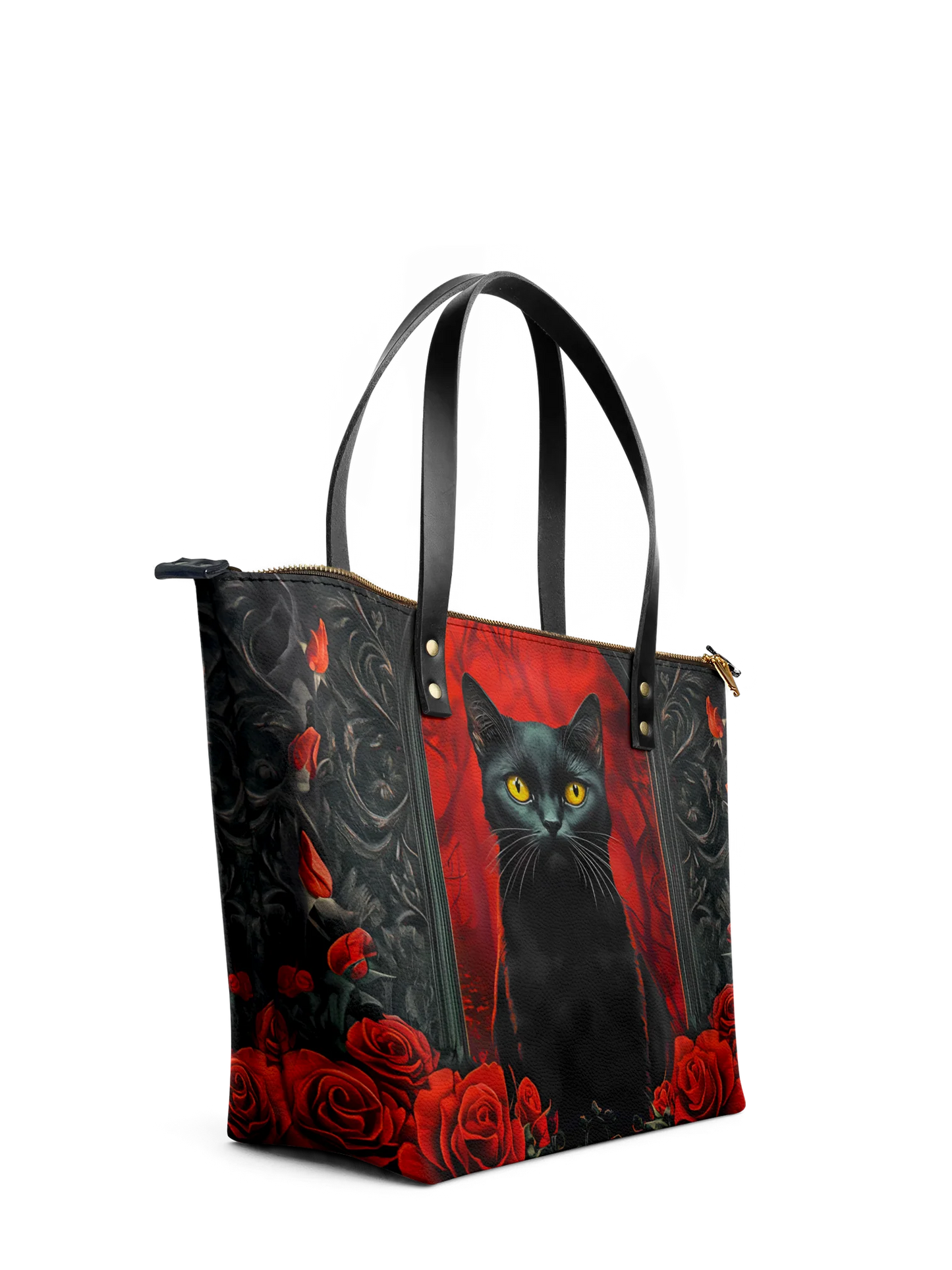 "Nyxrose" Leather Tote Bag Matching Set (FREE WALLET)