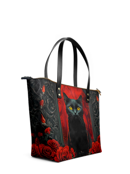 "Nyxrose" Leather Tote Bag Matching Set (FREE WALLET)