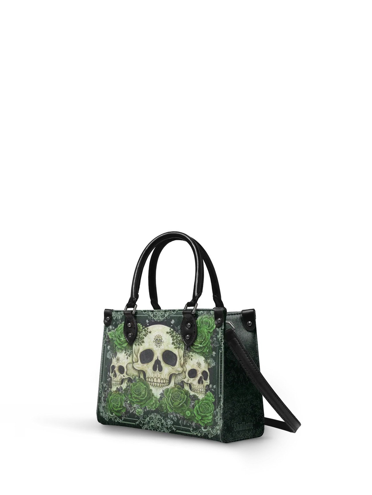 "Bloodrose" Poison Ivy - Small Leather Handbag Matching Set (FREE WALLET)