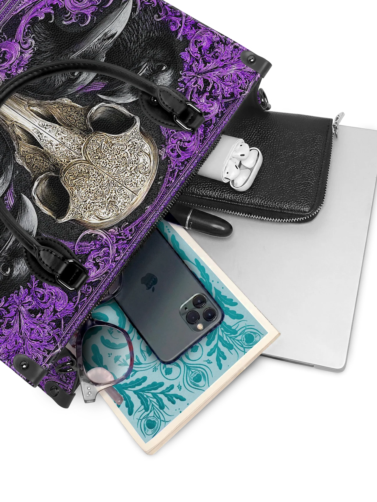 "Corvexia"- Leather Handbag Matching Set (FREE WALLET)