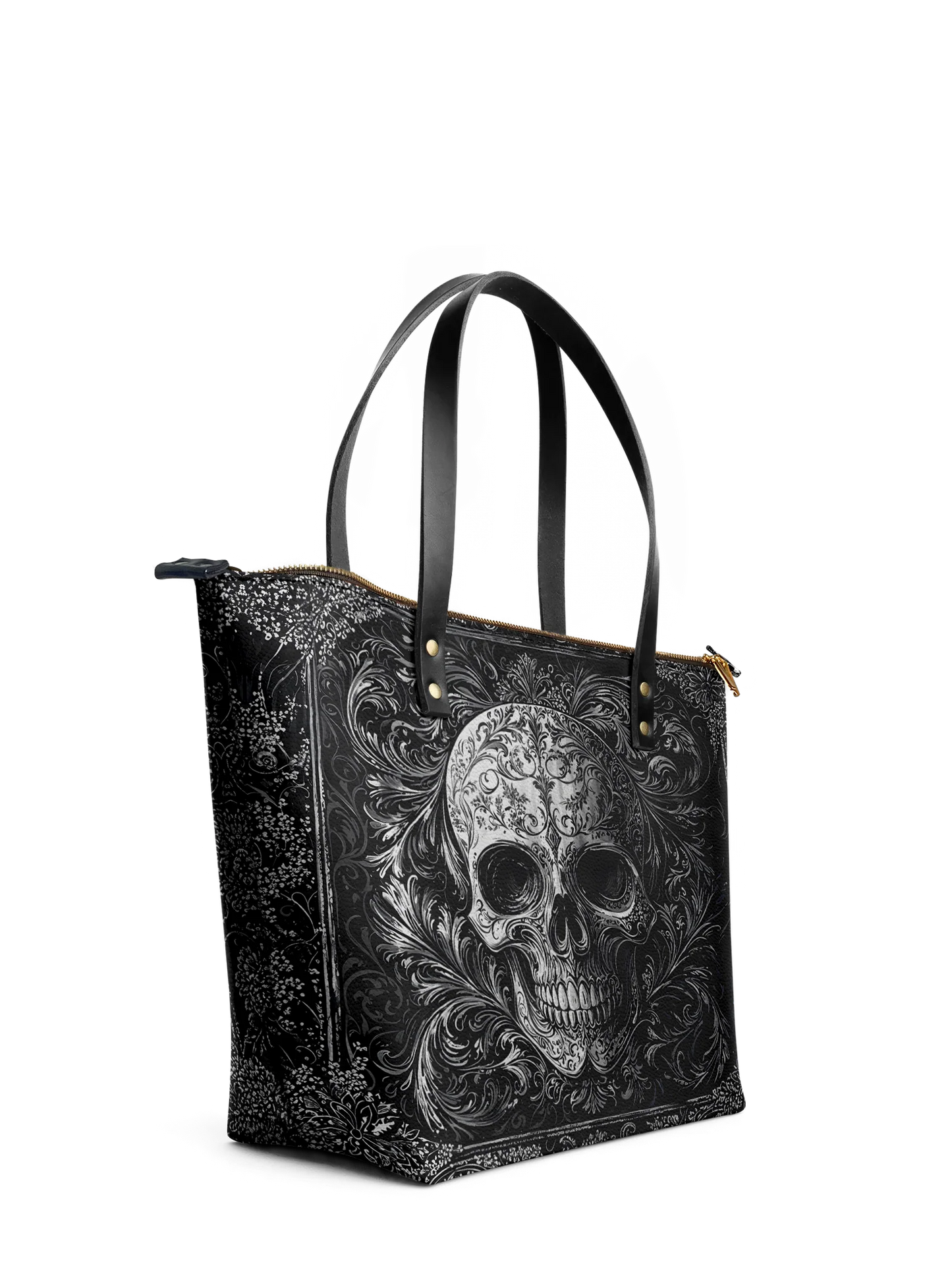 "Obscuria" Leather Tote Bag Matching Set (FREE WALLET)