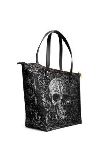 "Obscuria" Leather Tote Bag Matching Set (FREE WALLET)