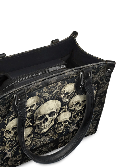 "Deathmark" - Small Leather Handbag Matching Set (FREE WALLET)