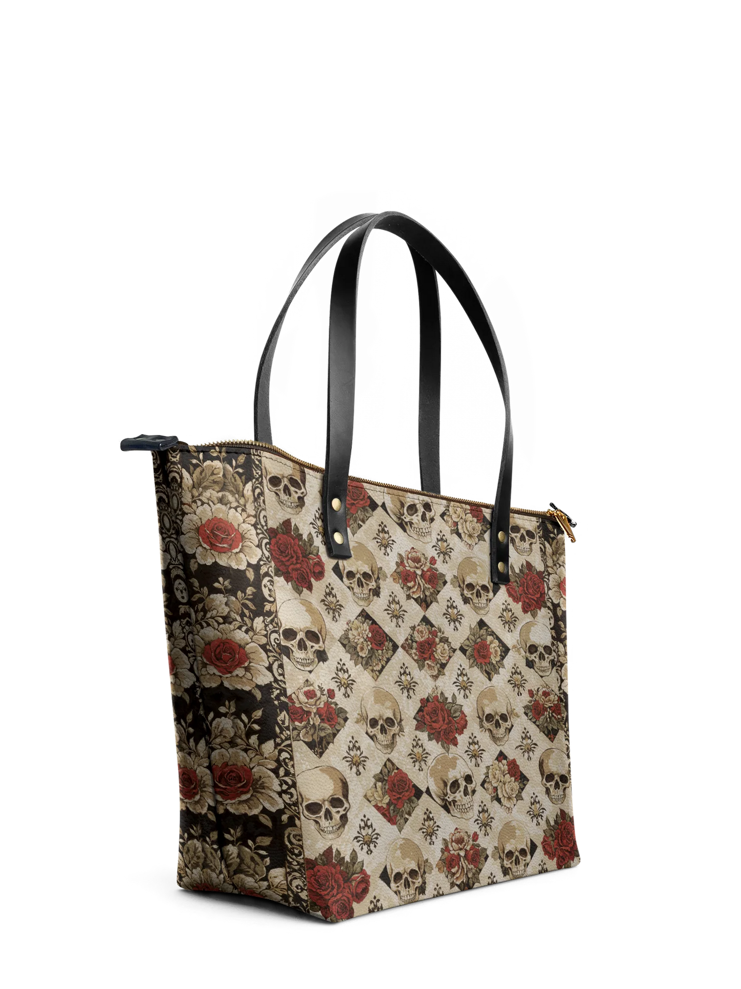 "Mournaire" Leather Tote Bag Matching Set (FREE WALLET)