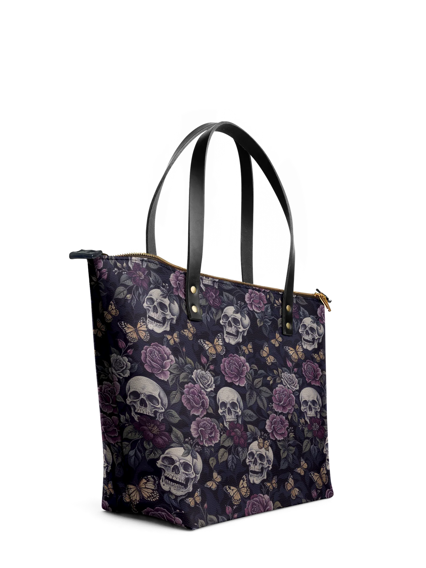 "Noctaflora" Leather Tote Bag Matching Set (FREE WALLET)