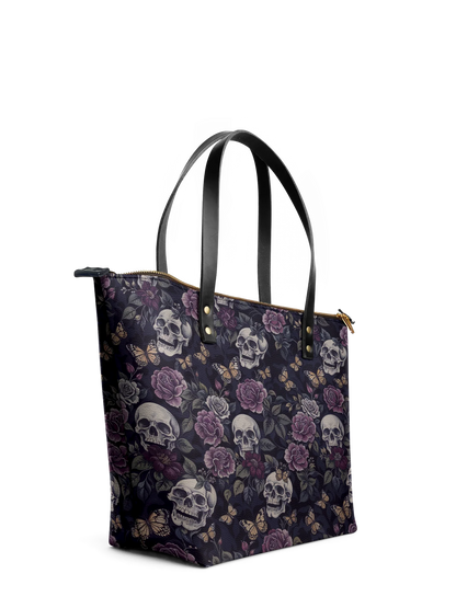 "Noctaflora" Leather Tote Bag Matching Set (FREE WALLET)
