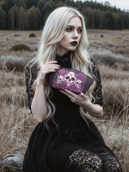 "Bloodrose" Poison Plum Eclipse Makeup Bag