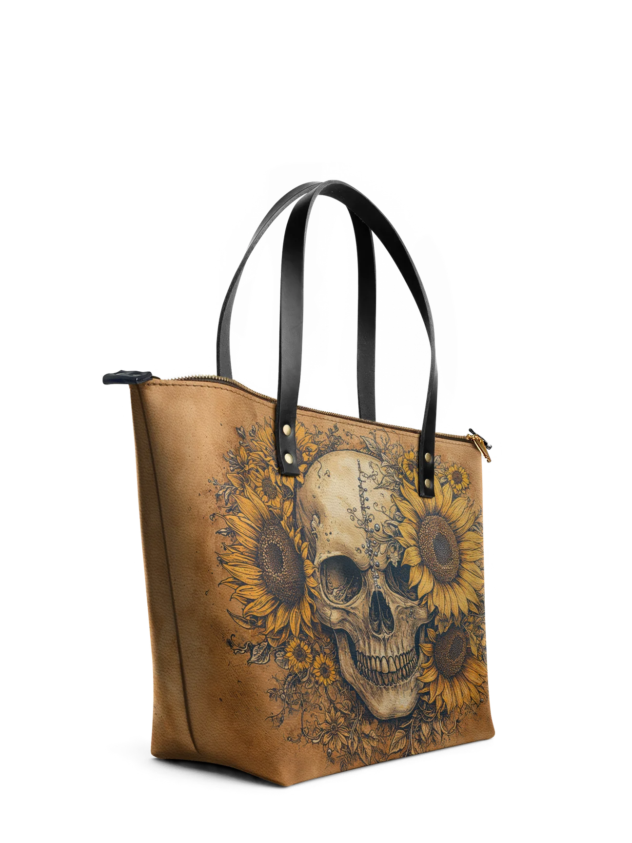 "Heliovoid" Leather Tote Bag Matching Set (FREE WALLET)