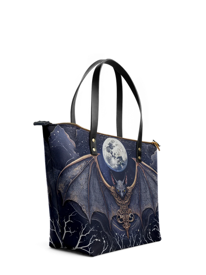 "Moonreaver" Leather Tote Bag Matching Set (FREE WALLET)