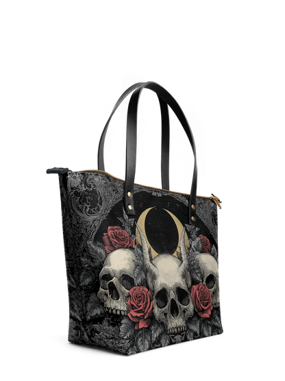 "Nightrosary" Leather Tote Bag Matching Set (FREE WALLET)