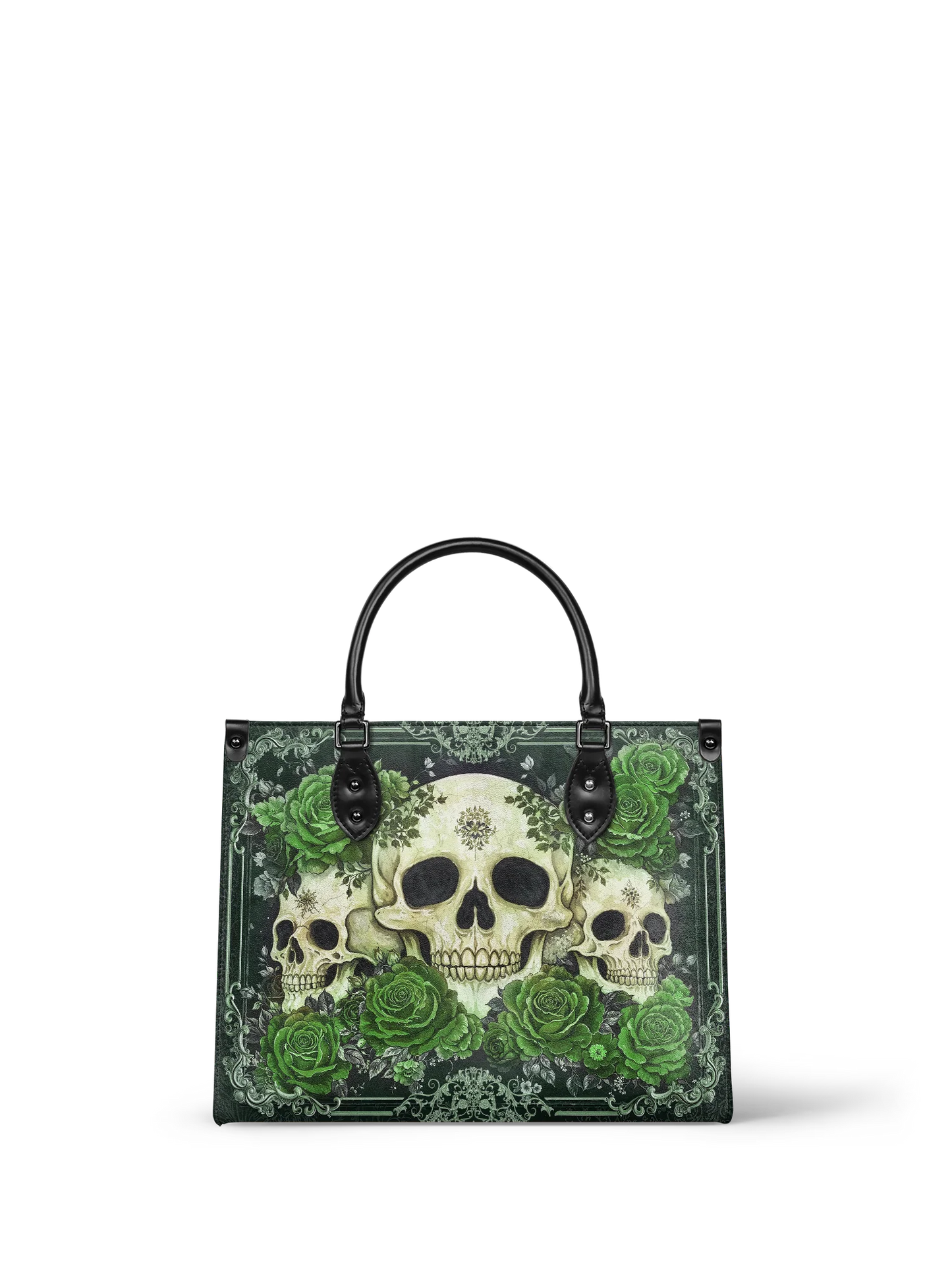 "Bloodrose" Poison Ivy - Leather Handbag Matching Set (FREE WALLET)