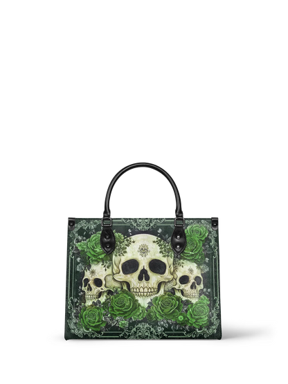 "Bloodrose" Poison Ivy - Leather Handbag Matching Set (FREE WALLET)