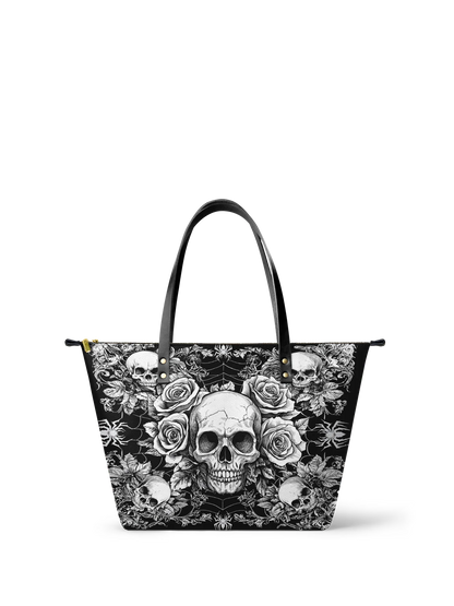 "Gravebloom" Leather Tote Bag Matching Set (FREE WALLET)