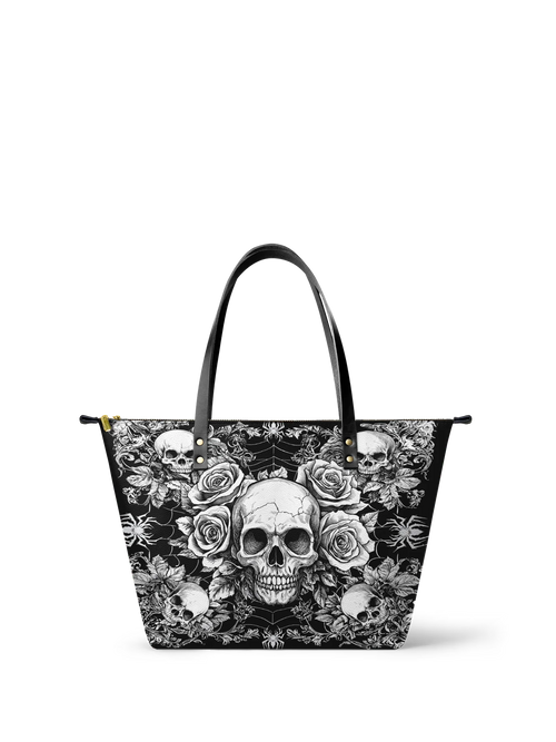 "Gravebloom" Leather Tote Bag Matching Set (FREE WALLET)