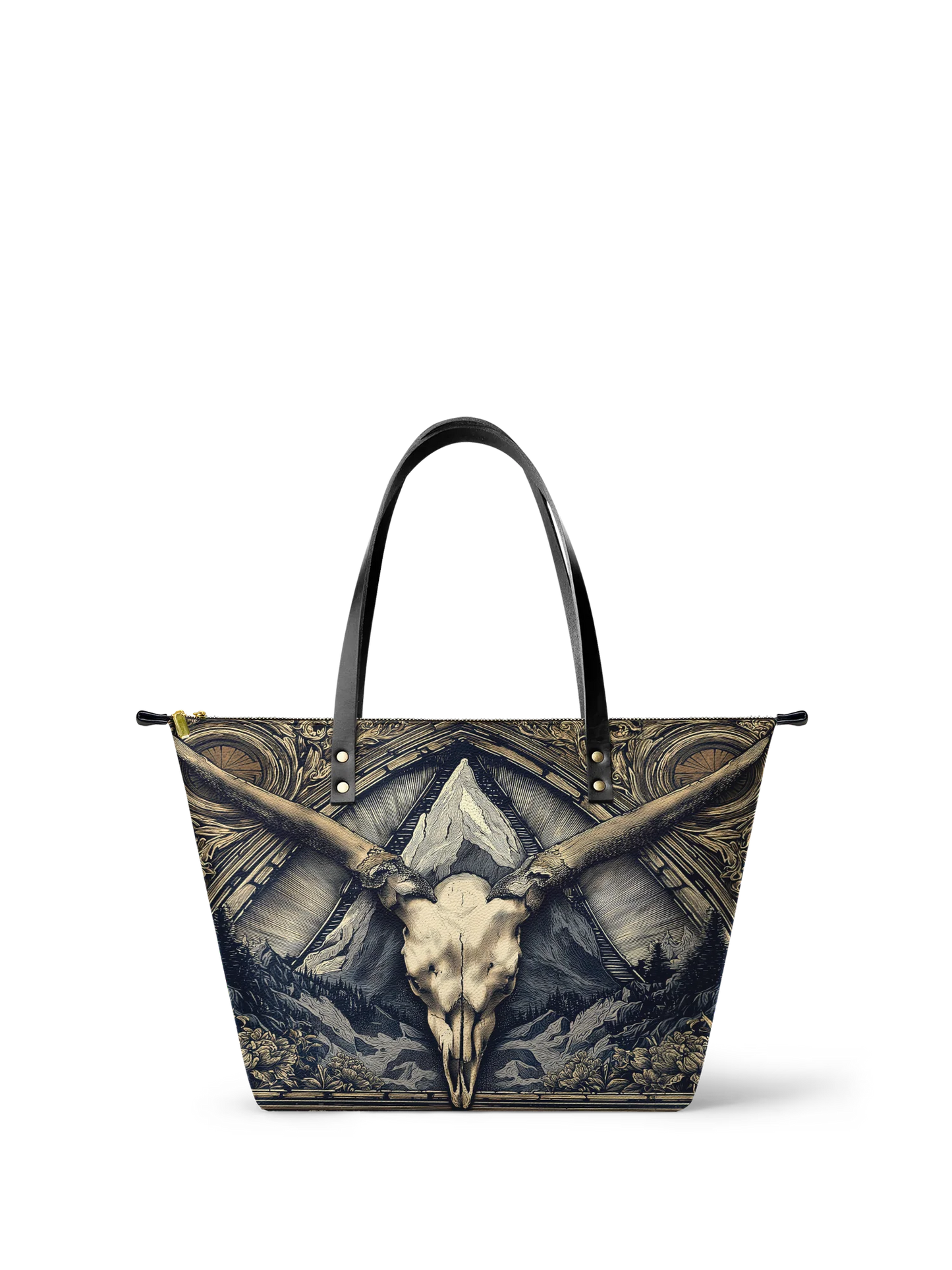 "Altarhorn" Leather Tote Bag Matching Set (FREE WALLET)