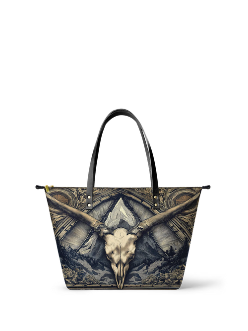 "Altarhorn" Leather Tote Bag Matching Set (FREE WALLET)
